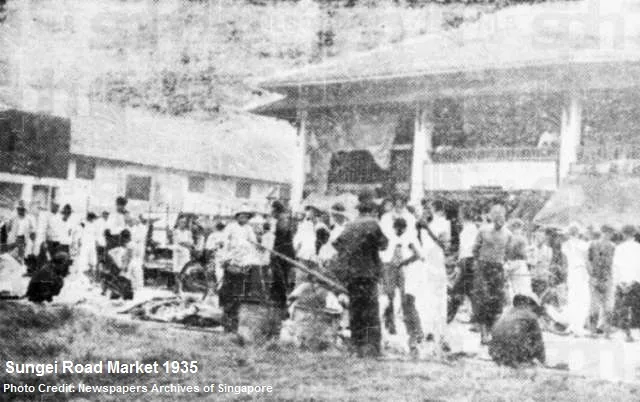 Sungei Road area, late 1950s